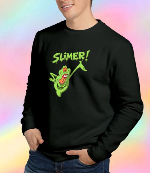 Ghostbusters Slimer Hungry Vintage Sweatshirt