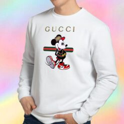 Mickey Mouse Gucci Stripe Sweatshirt