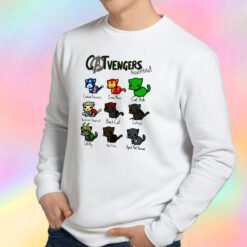 cat vengers assemble hero black Sweatshirt