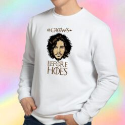 crows before hoes Cover Sweatshirt