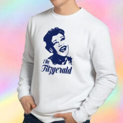 ella fitzgerald design canvas Sweatshirt