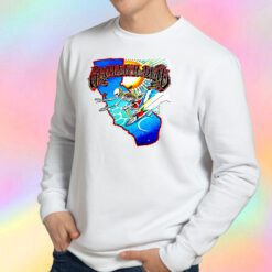 grateful dead surfing skeleton Sweatshirt