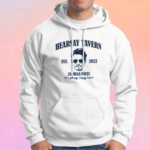 Johnny Depp HearSay TaVern Mega Pint tee Hoodie