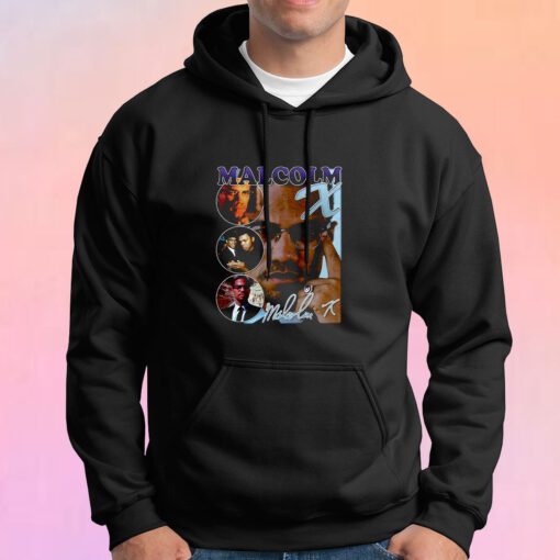 Malcolm X Bootleg Rap Hoodie