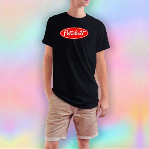 Peterbilt Trucks Red Logo tee T Shirt