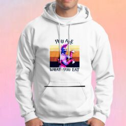 You Are What You Eat Vintage Retro Hoodie