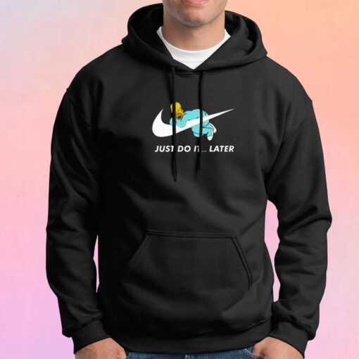 Bart Simpsons Pajamas Just Do It Later Hoodie