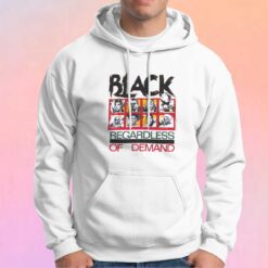 Black Regardless of Demand Vintage Hoodie