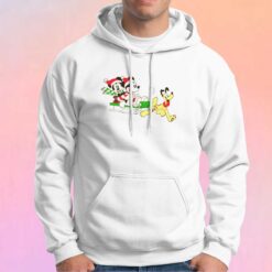 Mickey Minnie Mouse Pluto Christmas Hoodie