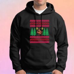 Reindeer Christmas Funny Hoodie