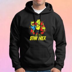 Star T Rex Dinosaur Graphic Hoodie