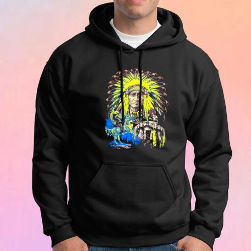 American Indian graphic Hoodie