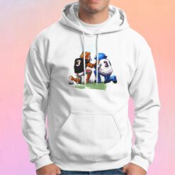 Dey Pray Together Buffalo Mascot Tee Hoodie