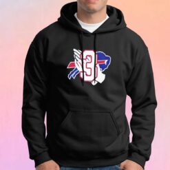 Pray For Damar Hamlin Buffalo Bills Logo Hoodie