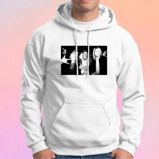 Chris Farley Kurt Cobain Tupac Hanging Out Hoodie