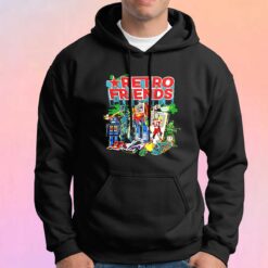 Retro Friends Tee Hoodie