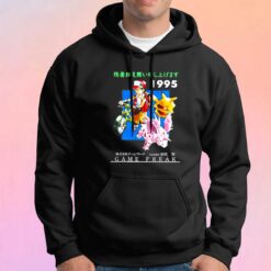 Vintage 1995 Pokemon Game Freak Retro Hoodie