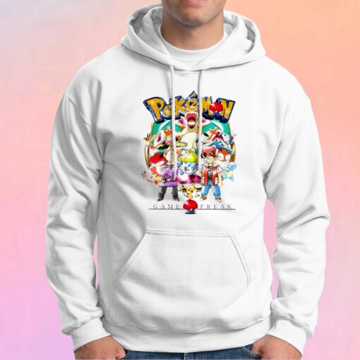 Vintage Pokemon Game Freak Hoodie