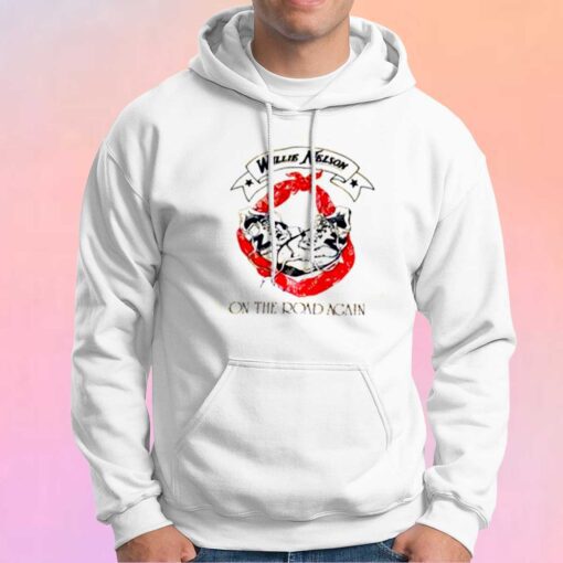 Willie Nelson On The Road Again Hoodie