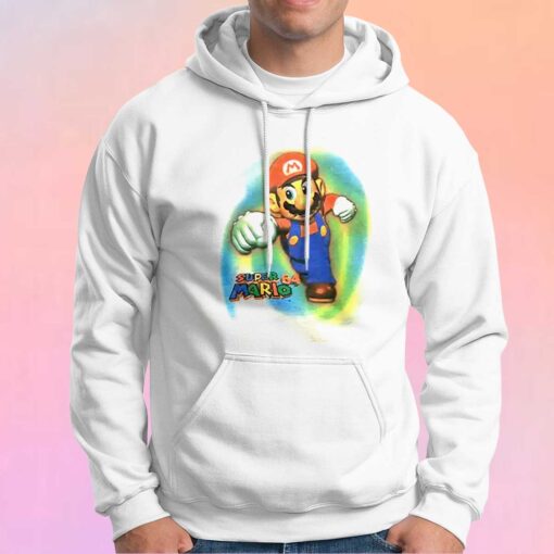 Vintage 1996 Super Mario 64 Unisex Hoodie