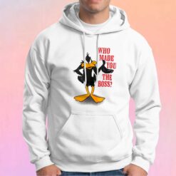 Vintage Daffy Duck Who Make You The Boss Hoodie