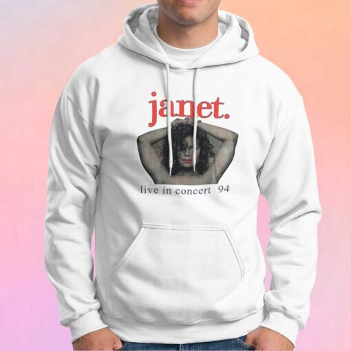 Vintage Janet Live Is In Concert 94 Hoodie