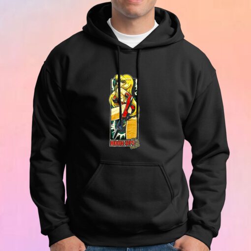 Anime Blonde Girl Hook Ups Hoodie