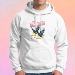 Black Crowes Flying Crows White Hoodie