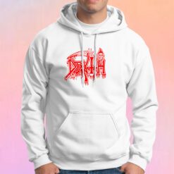 Death Classic Logo Red Hoodie