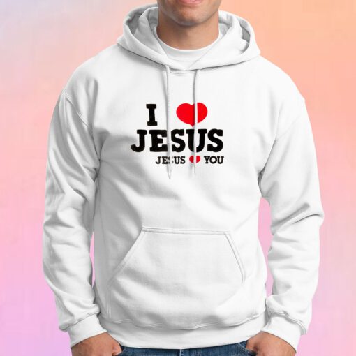 I Heart Jesus Graphic Hoodie