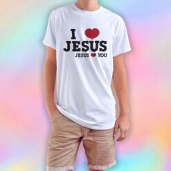 I Heart Jesus Graphic T Shirt