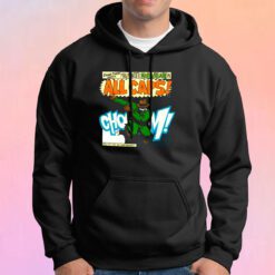 Man Moster Mad Villain In All Caps Hoodie