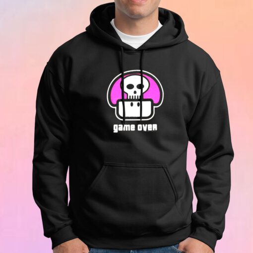 Nintendo 2003 Poison Mushroom Game Over Hoodie