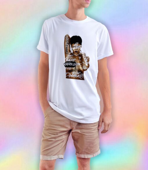 Rare Rihanna Unapologetic Art T Shirt