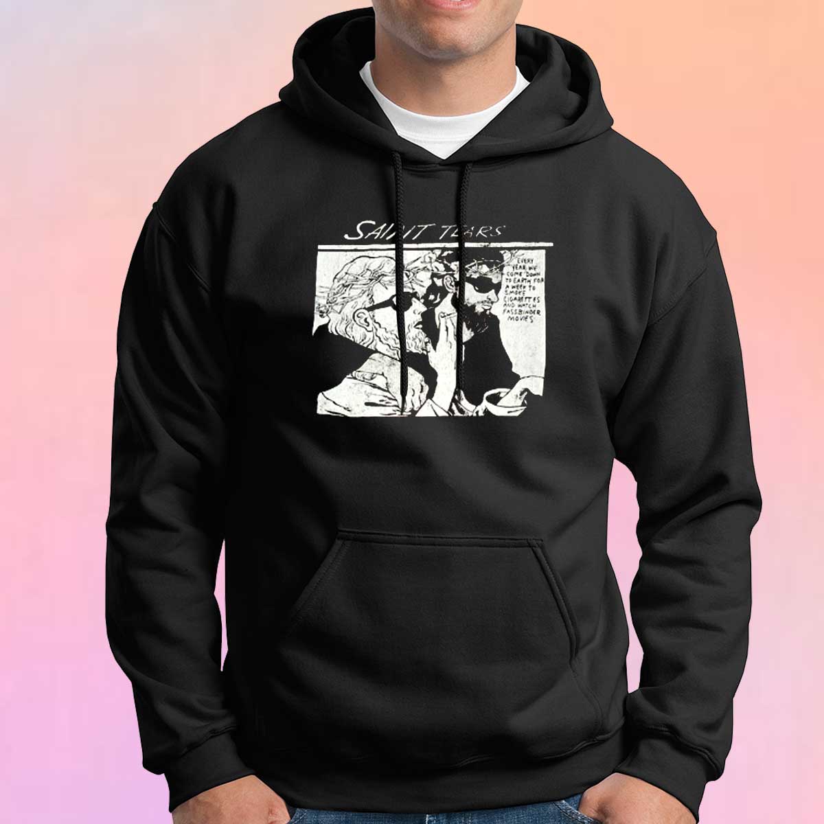 Get Buy Saint Michael Denim Tears Sonic Youth Unisex Hoodie