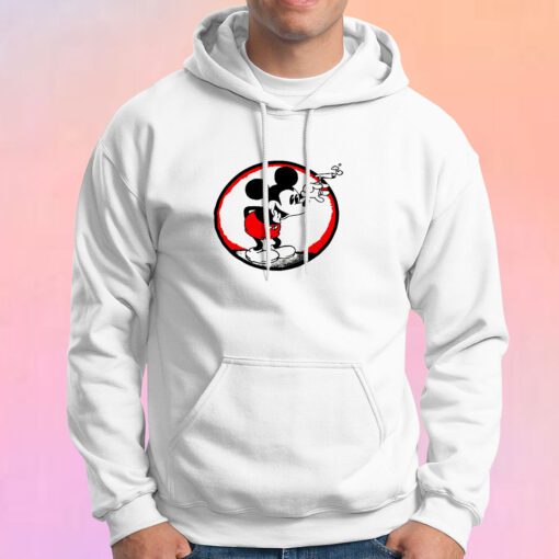 Smoking Mickey Mouse Funny Hoodie