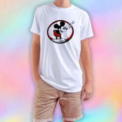 Smoking Mickey Mouse Funny T Shirt