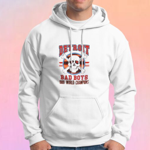 Vintage 1989 Detroit Bad Boys World Champions Hoodie