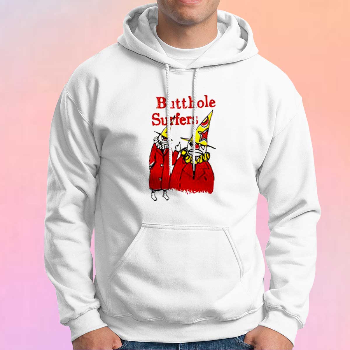 Get Buy Vintage 1996 Butthole Surfers Tour Unisex Hoodie