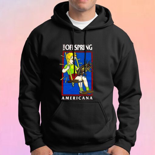 Vintage 1999 The Offspring Band Americana Hoodie