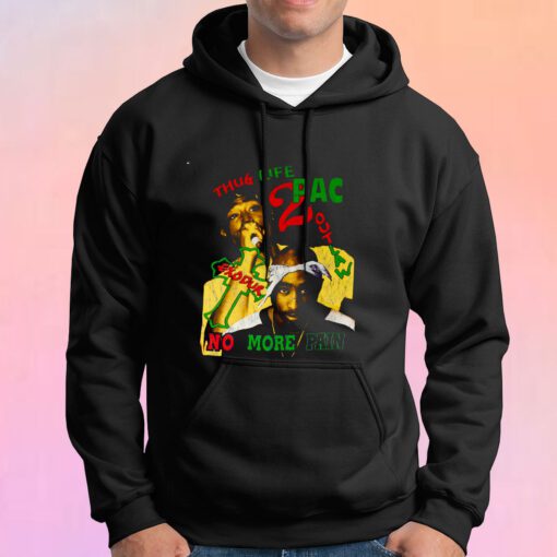 Vintage 2Pac Thug Life No More Pain Hoodie