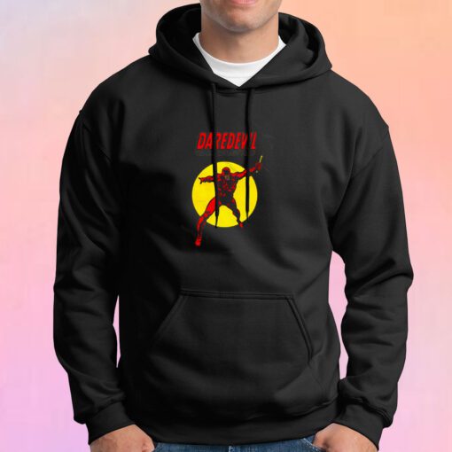 Vintage Daredevil the man without Fear Hoodie