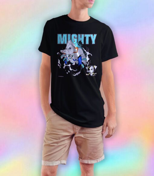 Vintage Nutmeg Mighty Ducks Double Sided T Shirt