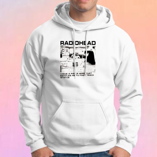 Vintage Radiohead I have A Paper Hoodie