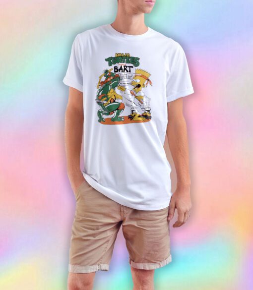 Bart Simpson X Ninja Turtles T Shirt