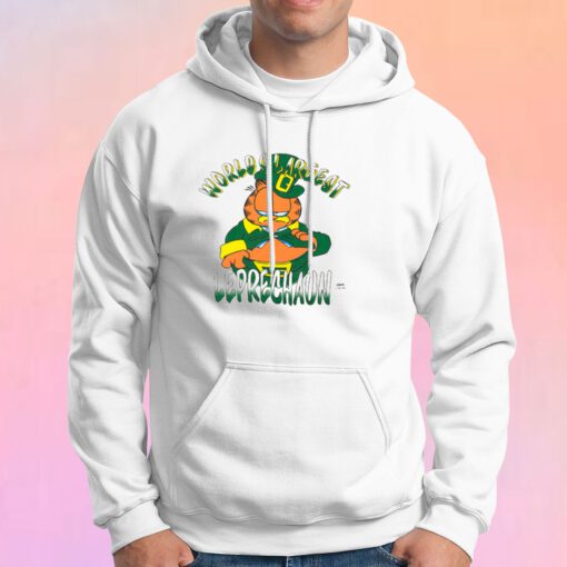 Garfield The Cat Worlds Largest Leprechaun Hoodie