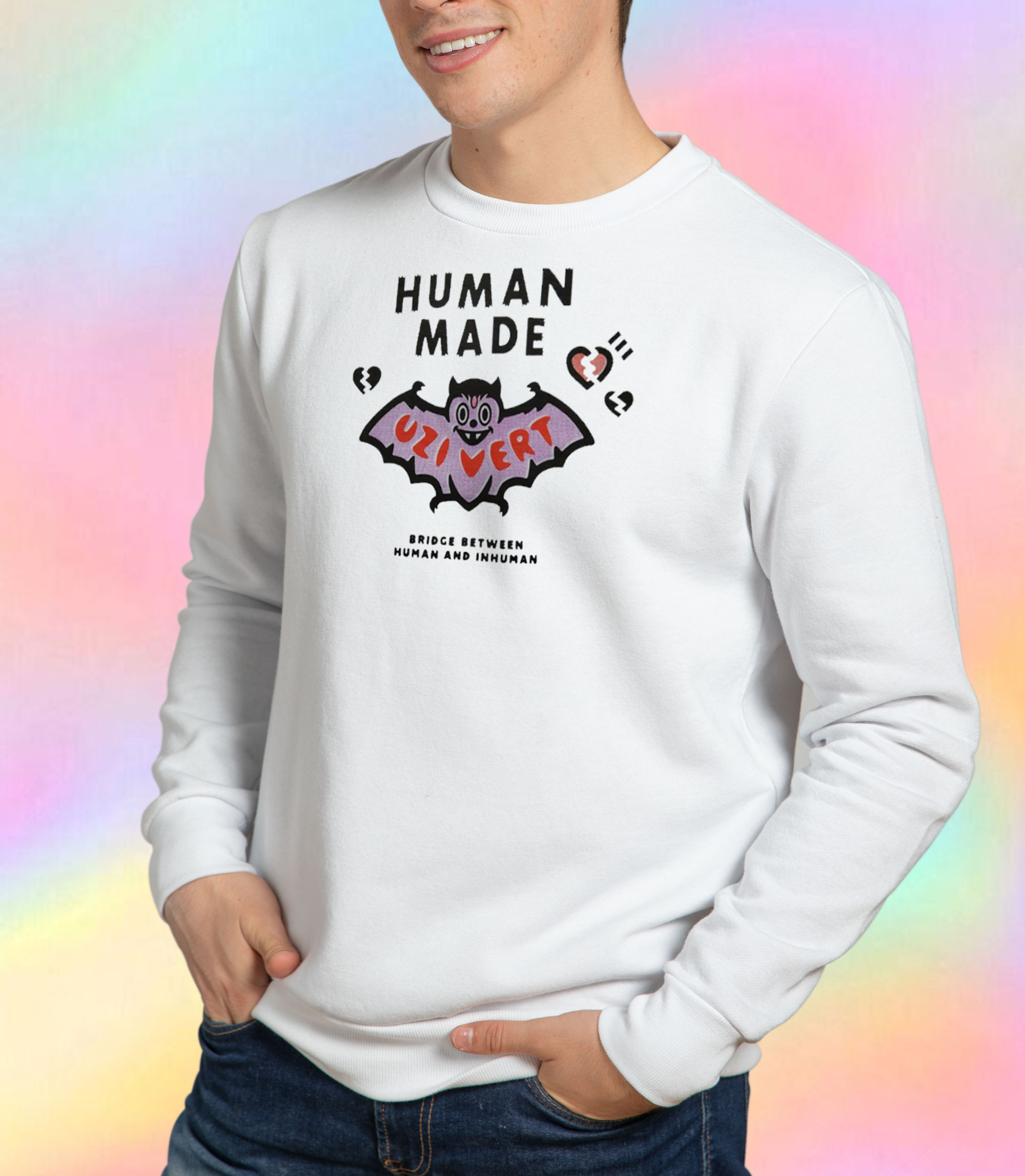 Human Made x Lil Uzi Vert L/S T-Shirt Pink