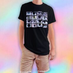 Vintage Drug Eyes Black T Shirt