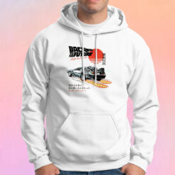 Back to the Future Delorean Kanji Hoodie