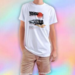 Back to the Future Delorean Kanji T Shirt